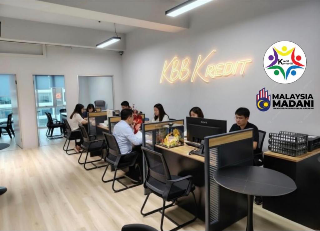 Ruang khidmat pelanggan KBB Kredit Komuniti